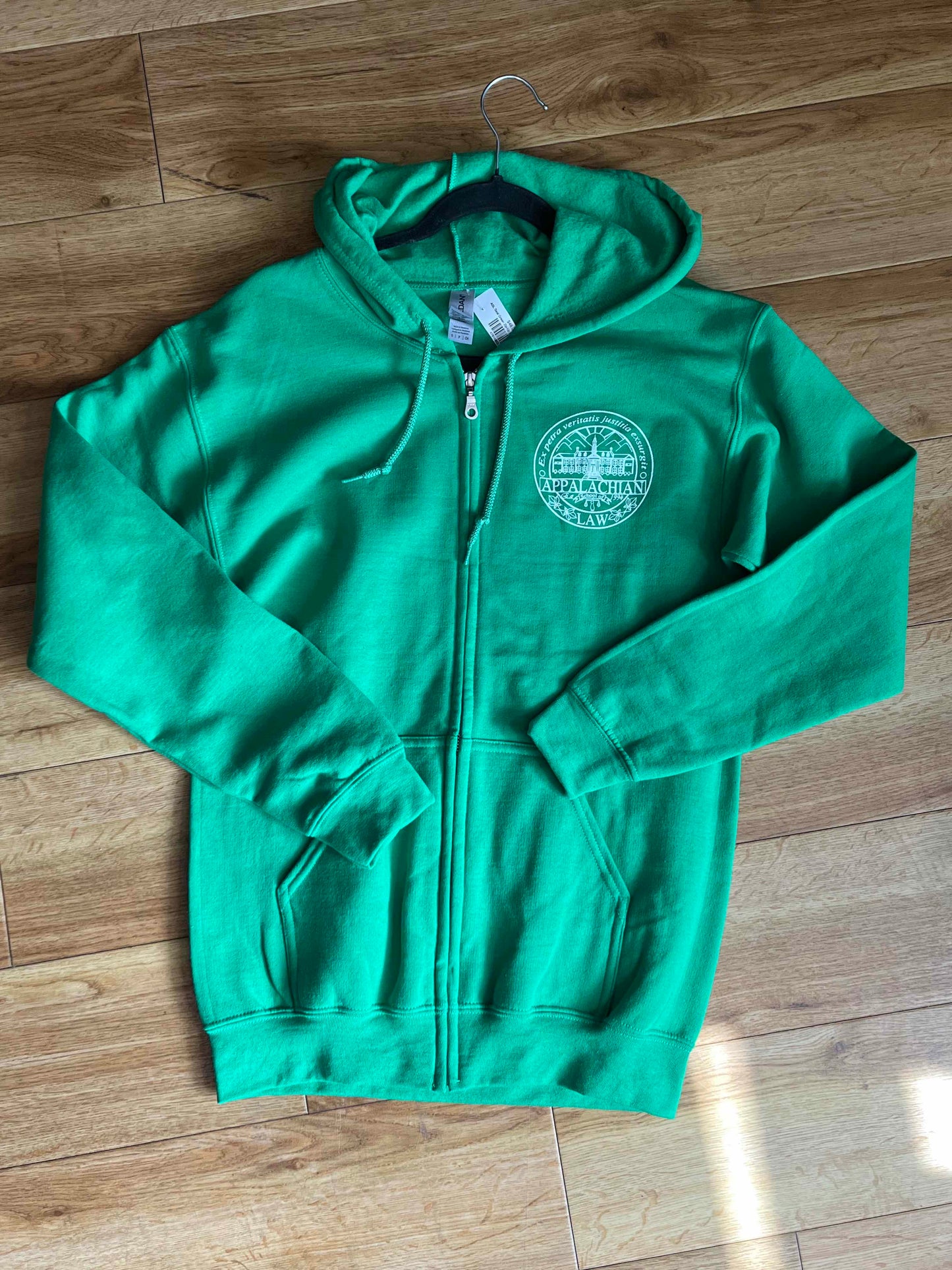 ASL Seal Green Zip-Up Sweatshirt