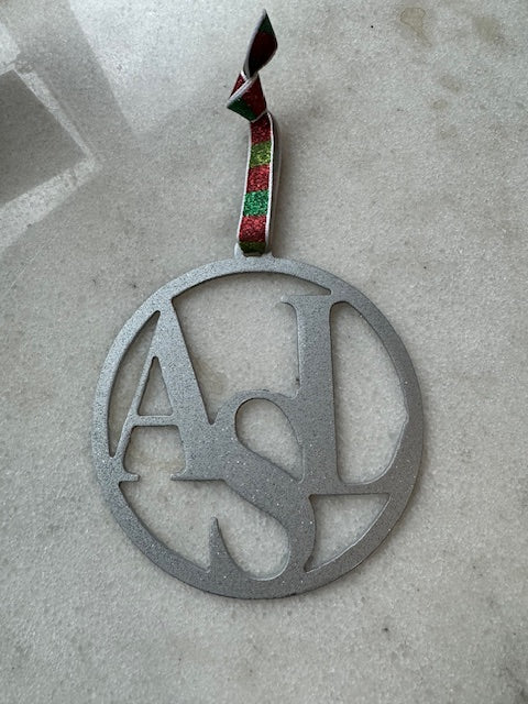 ASL Metal Ornament - Silver