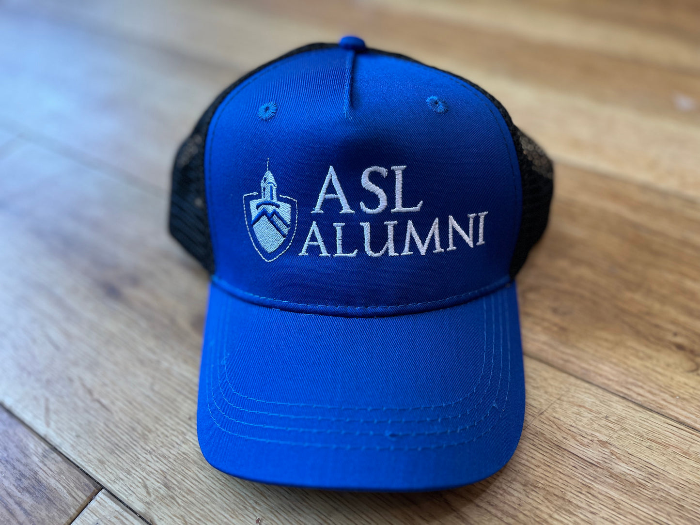 ASL Alumni Blue Trucker Hat